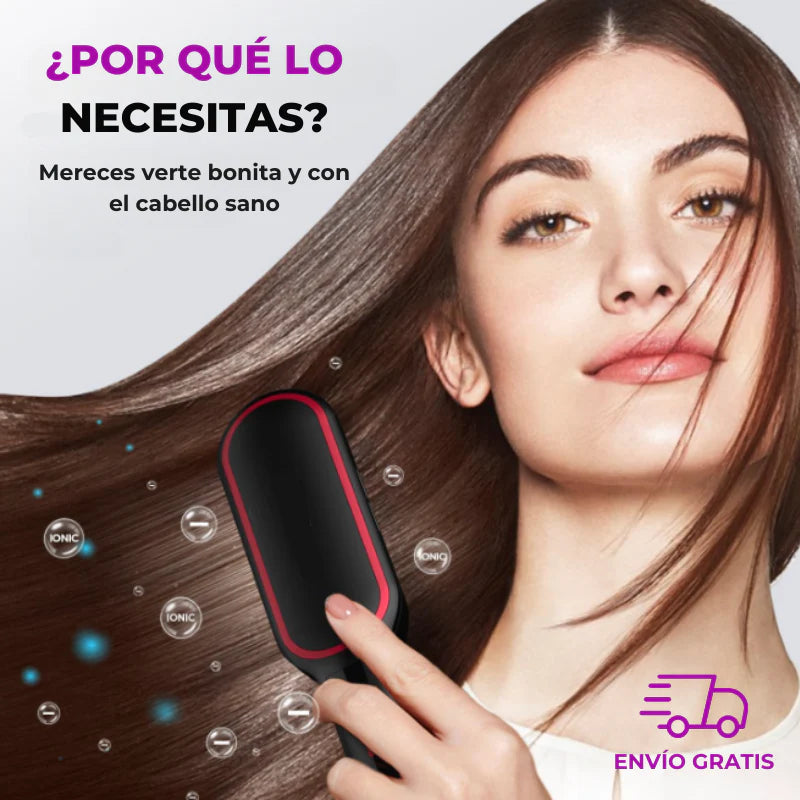 BellaLiss® - Cepillo Alisador Profesional Ionic