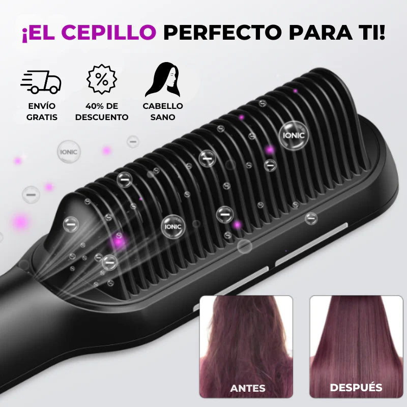 BellaLiss® - Cepillo Alisador Profesional Ionic