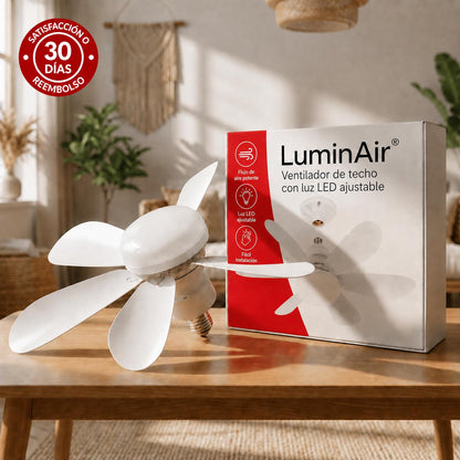 LuminAir® - Ventilador de Techo con Luz LED Ajustable