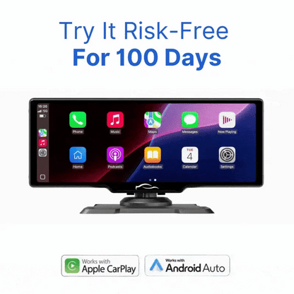 CarConnect Pro® - Pantalla Inteligente Inalámbrica 4K (Apple CarPlay & Android Auto)