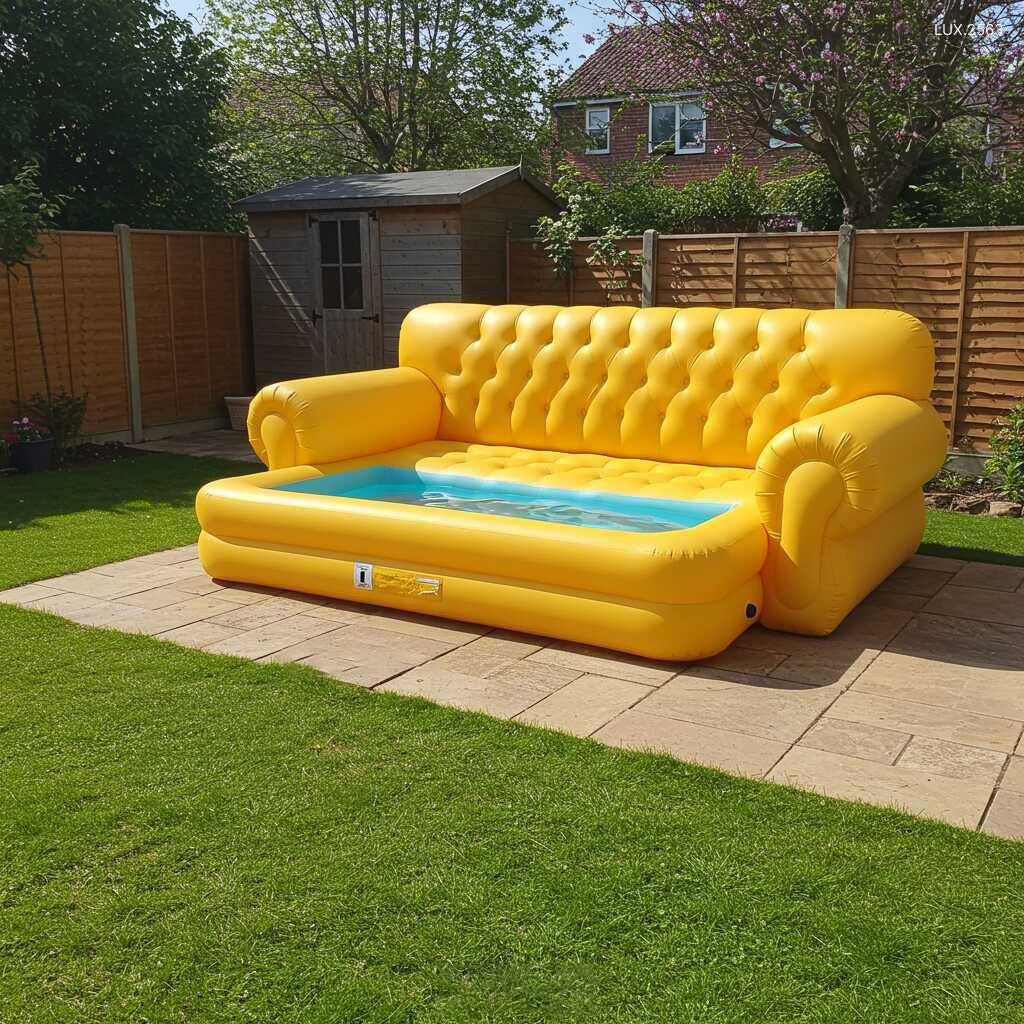 AquaSofá® XL - Sofá inflable para piscina