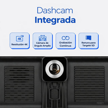 CarConnect Pro® - Pantalla Inteligente Inalámbrica 4K (Apple CarPlay & Android Auto)